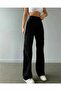Press Women's Lycra Black No Back Pocket Model Cargo Palazzo Trousers - 5