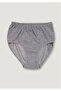 Women's Gray 2 Pack Cotton Rib Bato Panties New Season - 2