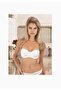 Women's Supported Push Up Strapless Transparent Back Strap Bra 75 95b New Season (1 Piece Economical) - 2