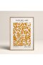 Natural Wood Framed Painting Framed Poster Artistic Modern Wall Decor (Flower285-Wood-50X70)