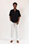 Men's Muslin Loose White Trousers