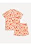 Printed Baby Girl Pajama Set - 2