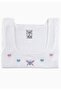Girl's White 100% Cotton Strappy Undershirt New Season (1 Economical) - 2