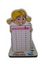 Mathematics Lesson Material Colorful Figured Wooden Multiplication Table-with Girl Child Figure- - 5