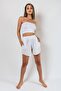 White Mini Shorts - Kyra Muslin Women