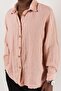 Kyra Muslin Pink Men's Shirt - 2