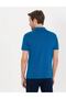 Indigo Slim Fit Polo Collar Basic T-shirt - 5