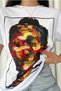 Women's White New Season Printed Cotton T-Shirt - 2