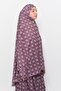 Practical Two-Piece Sun Patterned Bat Sleeve Hijab Lycra Muslim Prayer Dress 992-0317 - 2