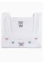 Girl's White 100% Cotton Strappy Undershirt New Season (12 Pieces Economical Pack) - 2