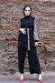 Women's Black Tunic-Pants Set Zeb - 2