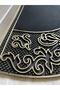Door Mat, Door Entrance, Rubber, Ethnic Patterned, 70cm Diameter, Semi-Circular, Easy to Clean, Does Not Deteriorate Due to Moisture - 2