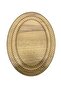 Ellipse Wooden Basket and Tray Base Set, Oak, 3-Piece