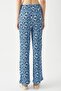 Women's Blue Patterned Jeans - 4