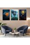 Triple Mdf Strong Animals Table Set - 2