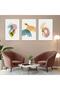 Triple Mdf Abstract Pattern Table Set - 2