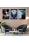Triple Mdf Eagle Table Set - 2
