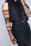 BlackElbow Length Costume Gloves - 6