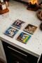 Pablo Picasso Paintings Themed Natural Stone Travertine Coasters Set of 4