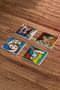 Pablo Picasso Paintings Themed Natural Stone Travertine Coasters Set of 4 - 2