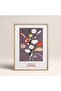 Natural Wood Framed Painting Framed Poster Artistic Modern Wall Decor (Flower253-Wood-40X60)