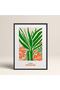 Black Wooden Framed Painting Framed Poster Artistic Modern Wall Decor (Flower248-Black-50X70)