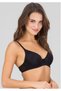 Soft Covered Seamless Black Dorina Bra New Season - 2