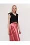 Women's Black Openwork Blouse - 3
