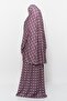Practical Two-Piece Sun Patterned Bat Sleeve Hijab Lycra Muslim Prayer Dress 992-0317 - 4