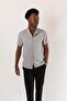 Kyra Muslin Judge Collar Men's Shirt Gray