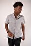 Kyra Muslin Judge Collar Men's Shirt Gray - 2