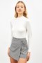 Women's White Turtleneck Body - 2