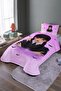 Bat Wednesday Patterned Single Pique Set and Bedspread - 2