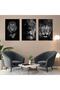 Triple Mdf King of the Jungle Lion Table Set - 2