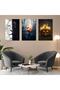 Triple Mdf King Lion Table Set - 2