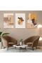 Abstract Pattern 3 Piece Mdf Table Set - 2