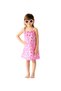Pink Mermaid Themed Girl's Strappy Dress