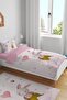 Balloon Rabbit Patterned Single Baby Kids Bedding Set - 2