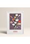 White Wooden Framed Painting Framed Poster Artistic Modern Wall Decor (Flower253-White-40X60)