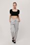 Women's Gray Premium Cargo Pocket Sweatpants - 5