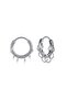316L Steel Unisex Earrings with Ring Accessories - 3