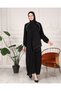Luxury Jewelled Hijab Shawl Made of Crepe Chiffon Fabric - 7