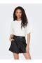 Onlheıdı Faux Leather Shorts Noos Otw - 3