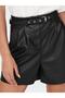 Onlheıdı Faux Leather Shorts Noos Otw - 5