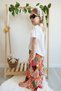 GIRL'S COAT BLUSE/SPANISH LEG PANTS 2-PIECE SET - 4