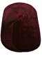 Rivora Mürdüm 3-Piece Bathroom Rug Piece Mat Set Non-Slip Leather Base Mounted Toilet Set in Machine Washable - 2