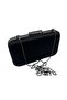 Black Satin Women's Evening Dress Bag - 3
