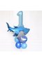 Shark 1 Year Old Balloon Set Star Balloon Foil Set Shark Concept Birthday Set Age Balloon Set