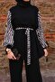 Women's Black Tunic-Pants Set Zeb - 7