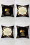 Eid Mubarak Ramadan Mosque Patterned Hidden Zippered Throw Pillow Cover Sofa Pillow Cover Set (4pcs)